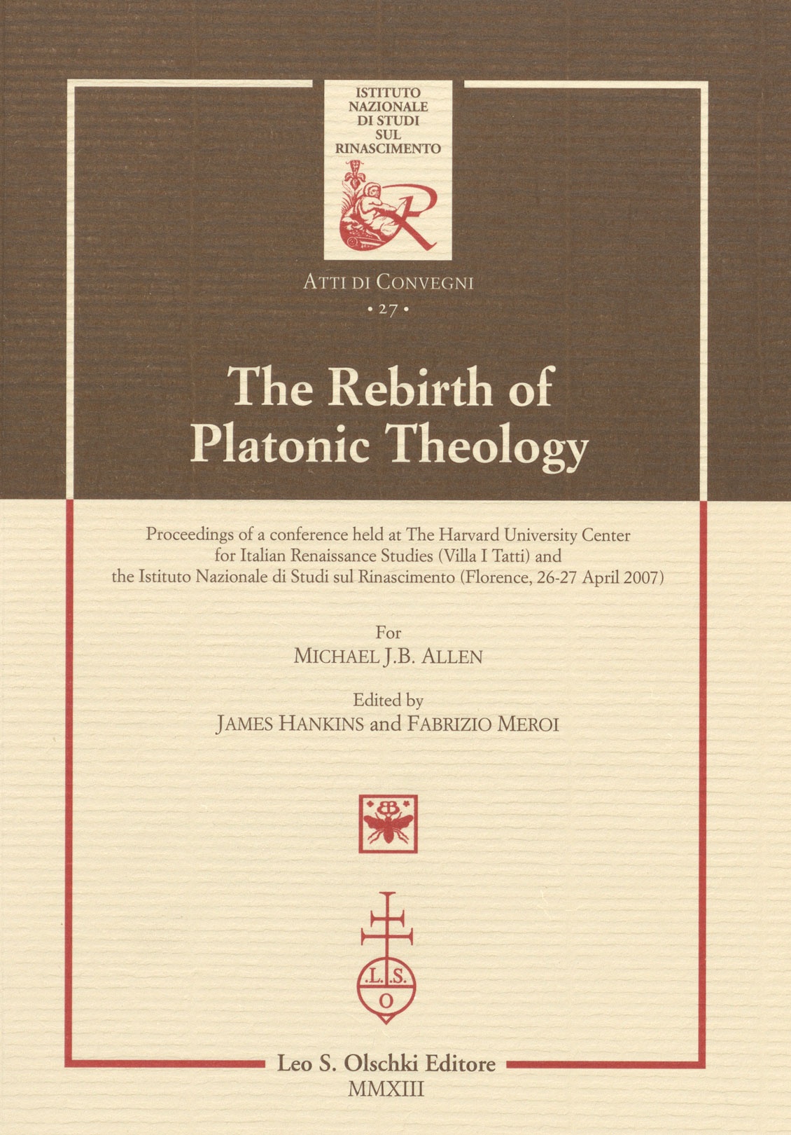 The Rebirth of Platonic Theology