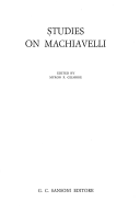 Studies on Machiavelli