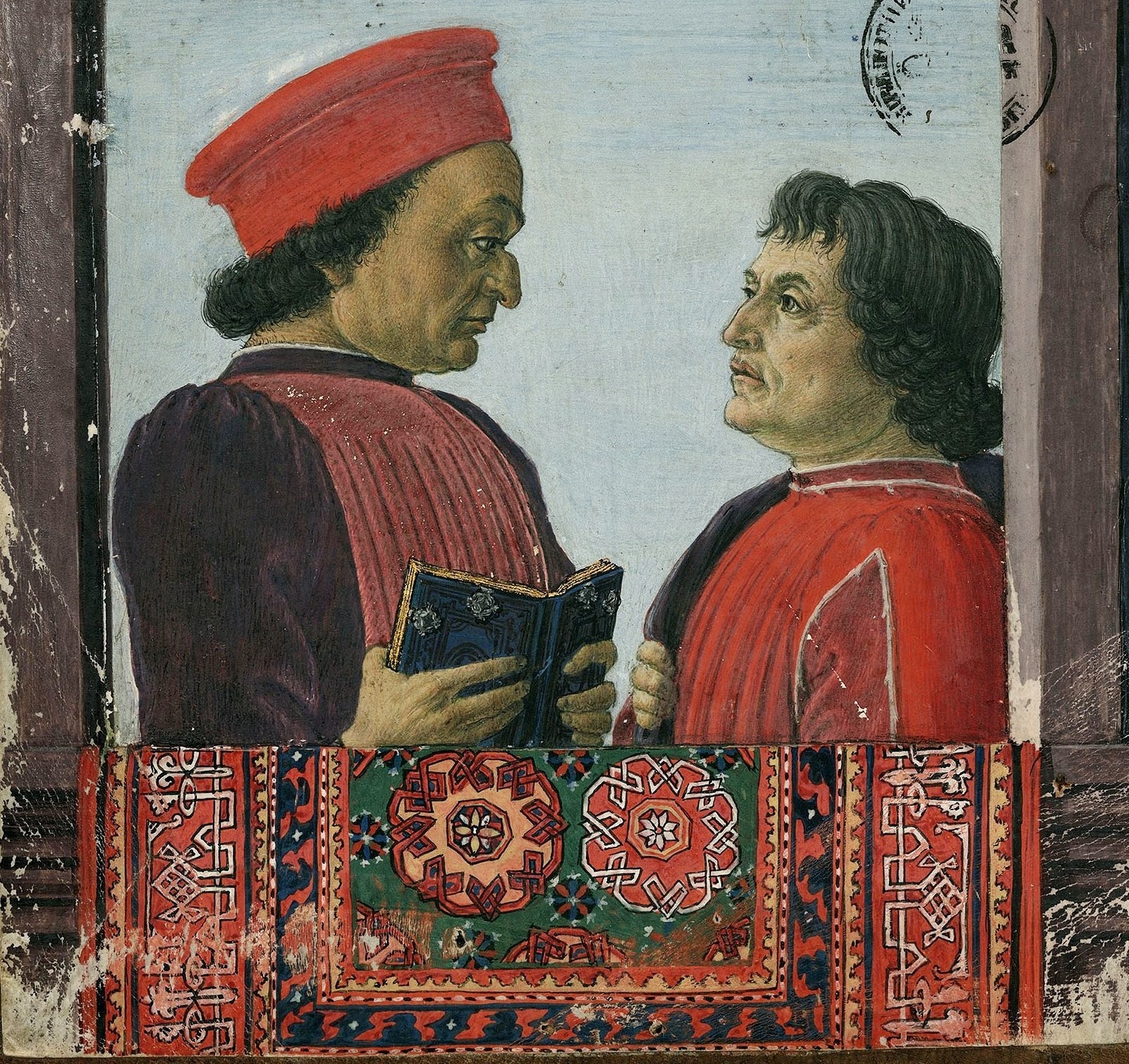 1475 Federico Montefeltro and Cristofo Landino