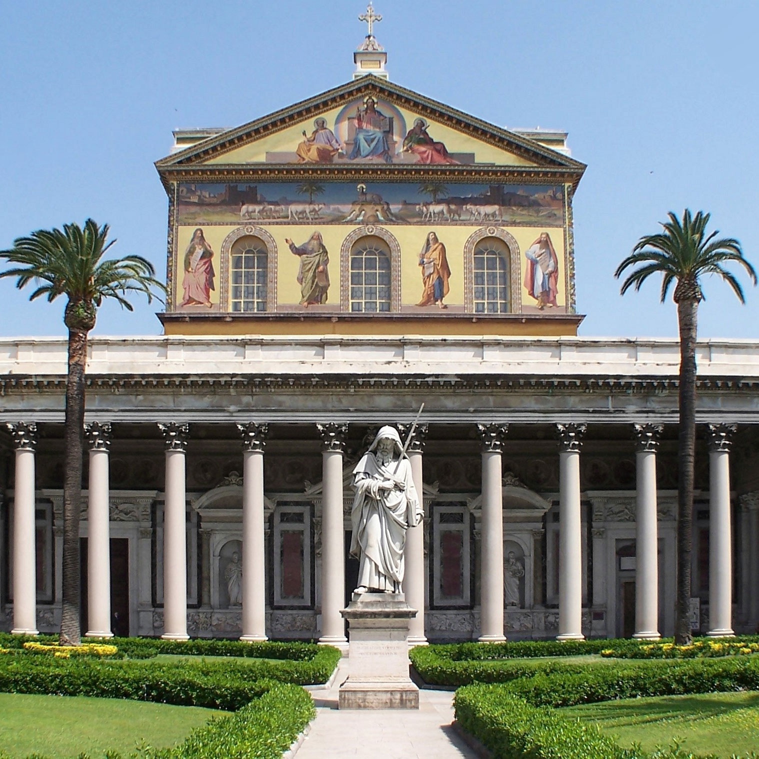 Colonnade of Basilica of Saint Paul Outside the Walls