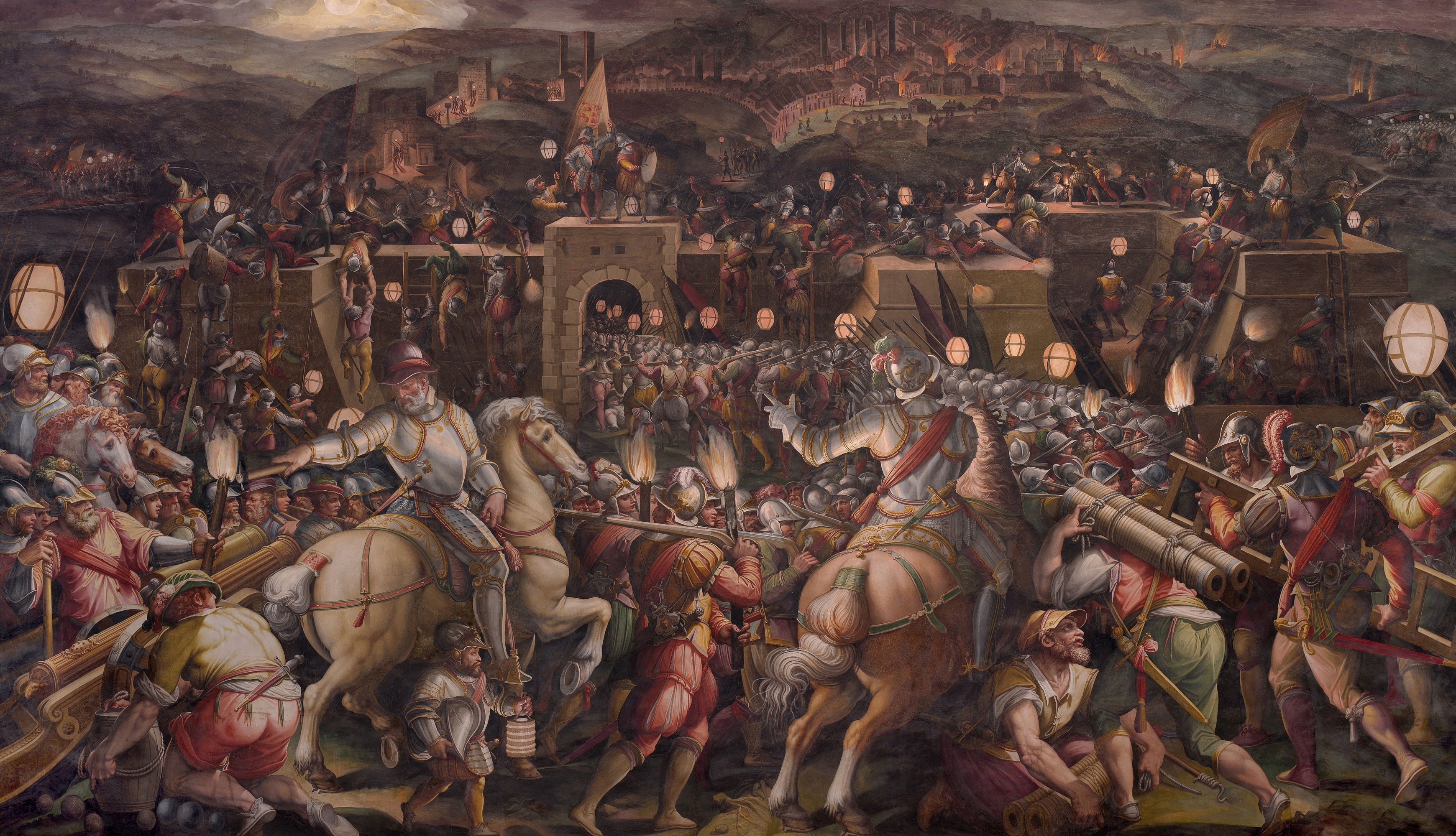 Vasari - Storming of the fortress