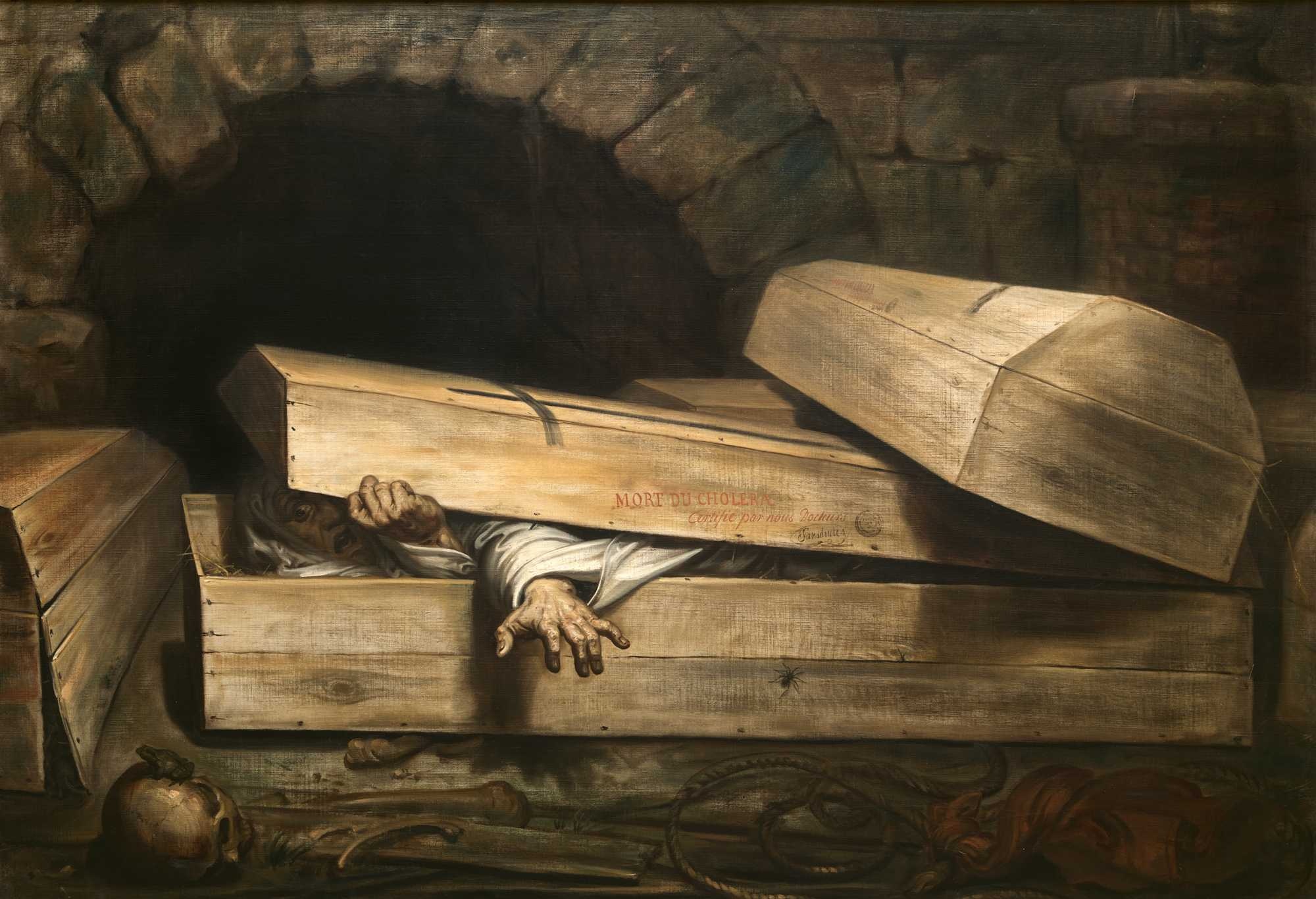 Antoine Wiertz, "The Premature Burial" 1854,