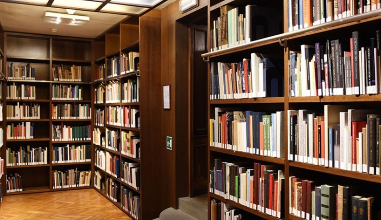 Detail inside the Berenson library