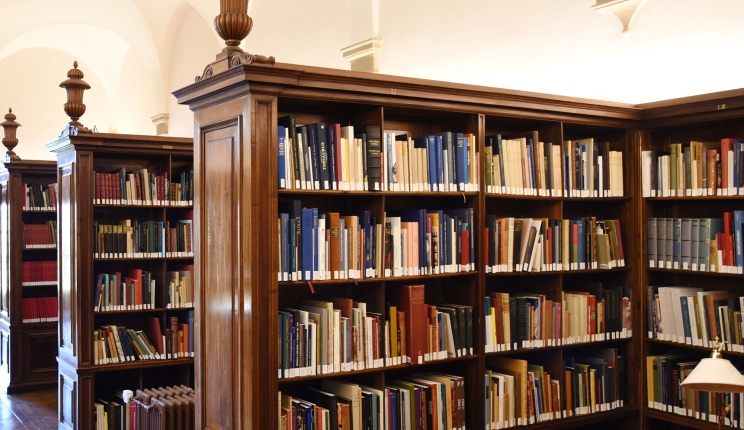 Detail inside the Berenson library