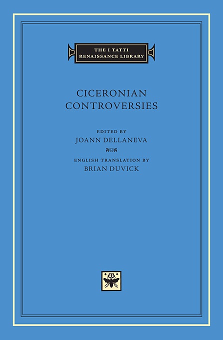 Ciceronian Controversies Ciceronian Controversies