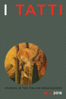 I Tatti Studies Fall 2016