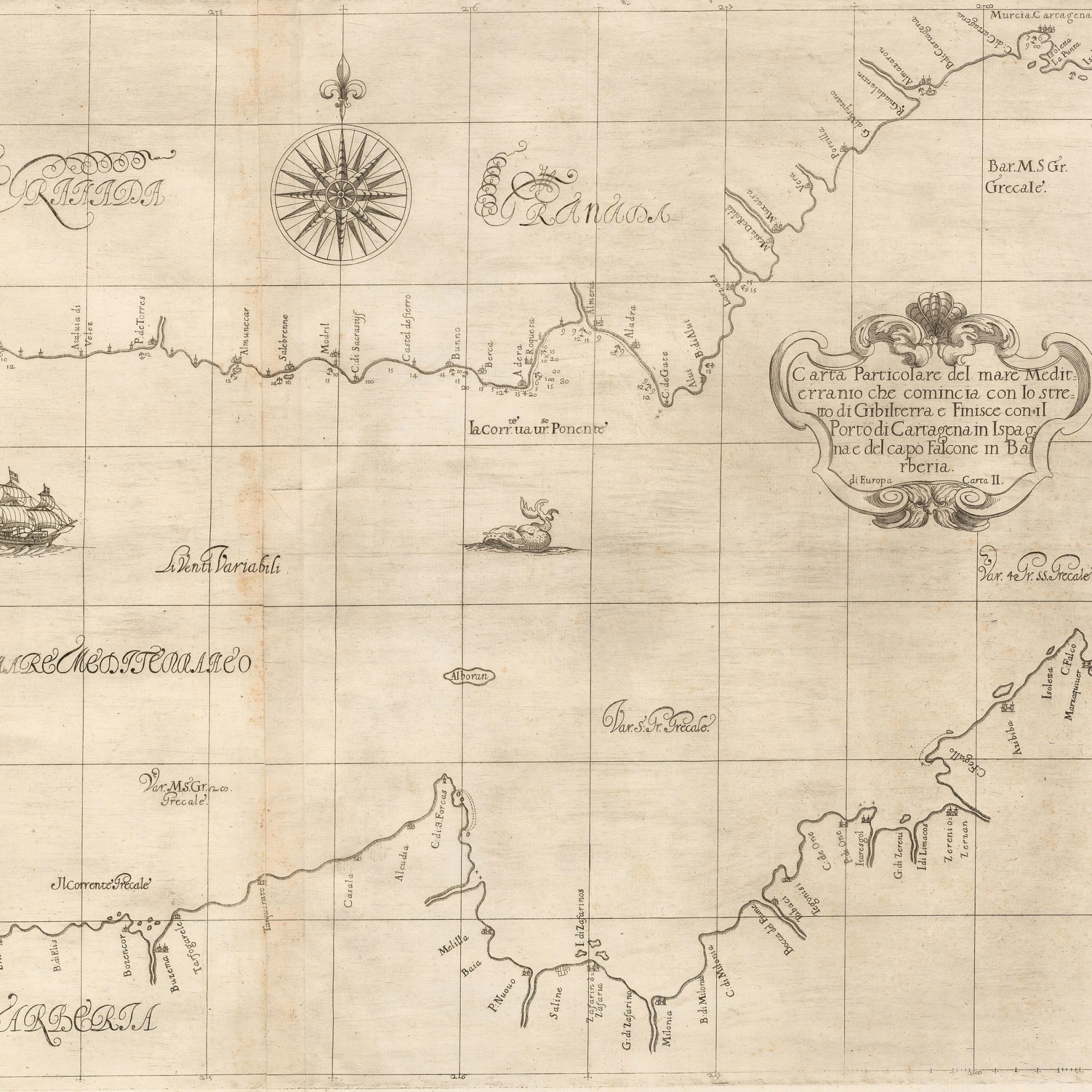 Map, 1646, Robert Dudley (detail)
