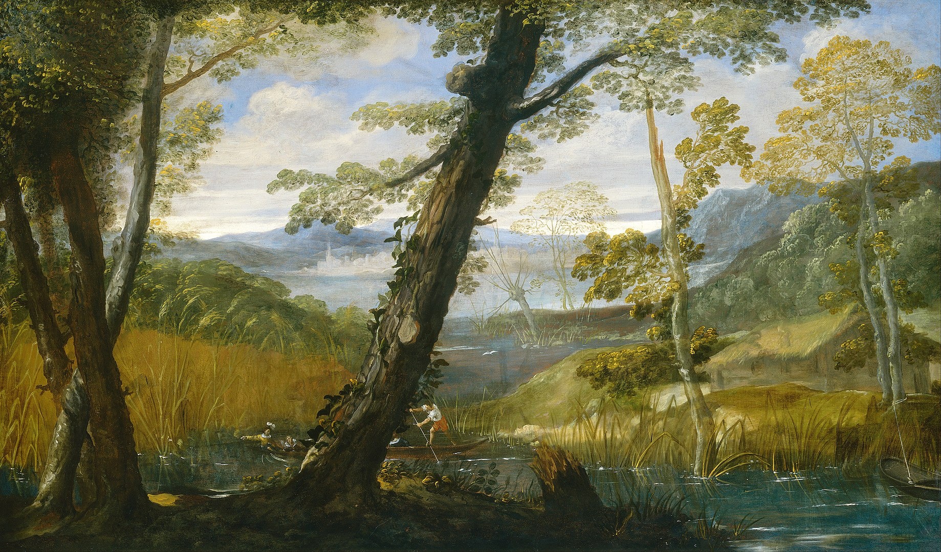 Annibale Caracci - River landscape