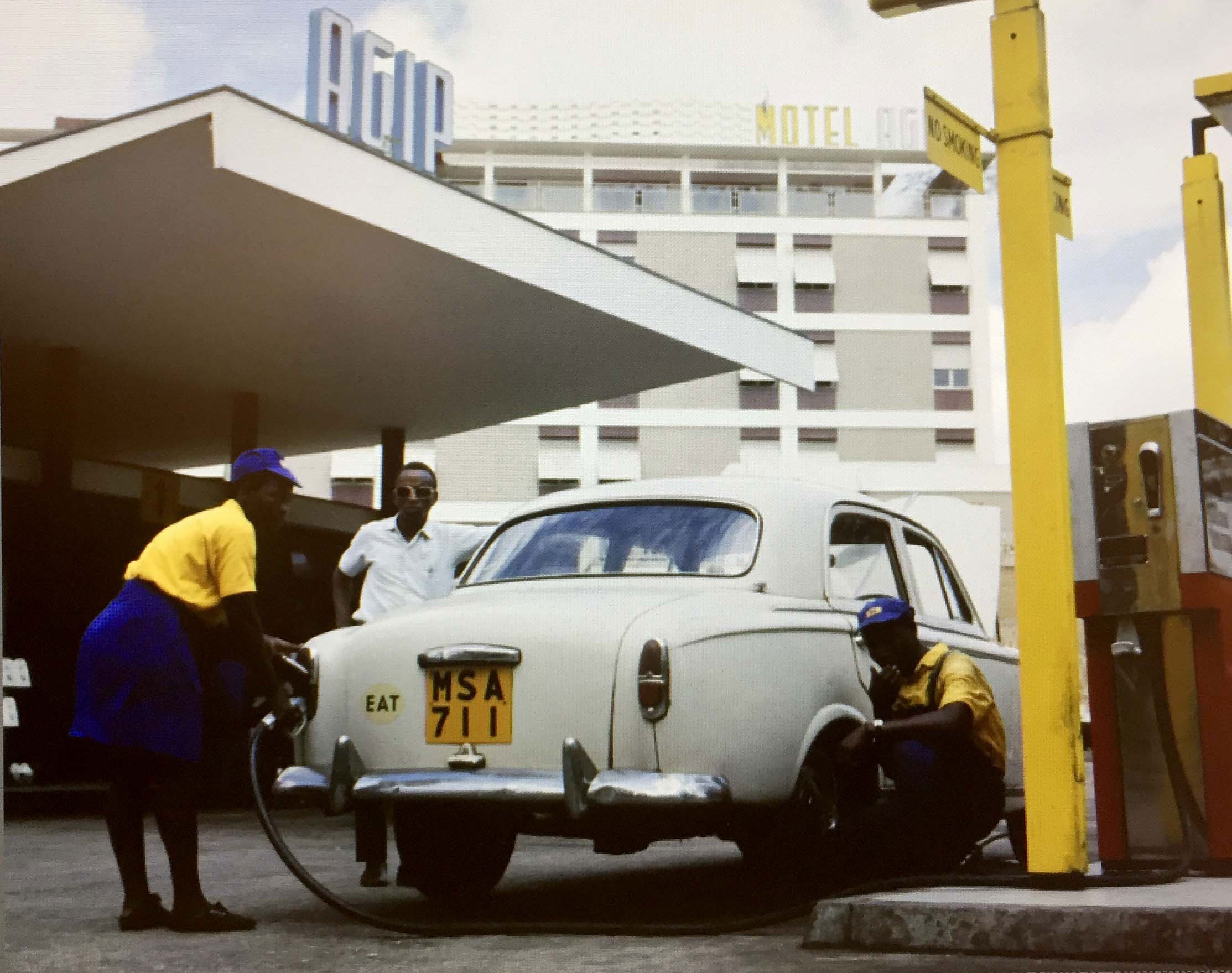 The Dar es Salaam Motel AGIP and its gas station