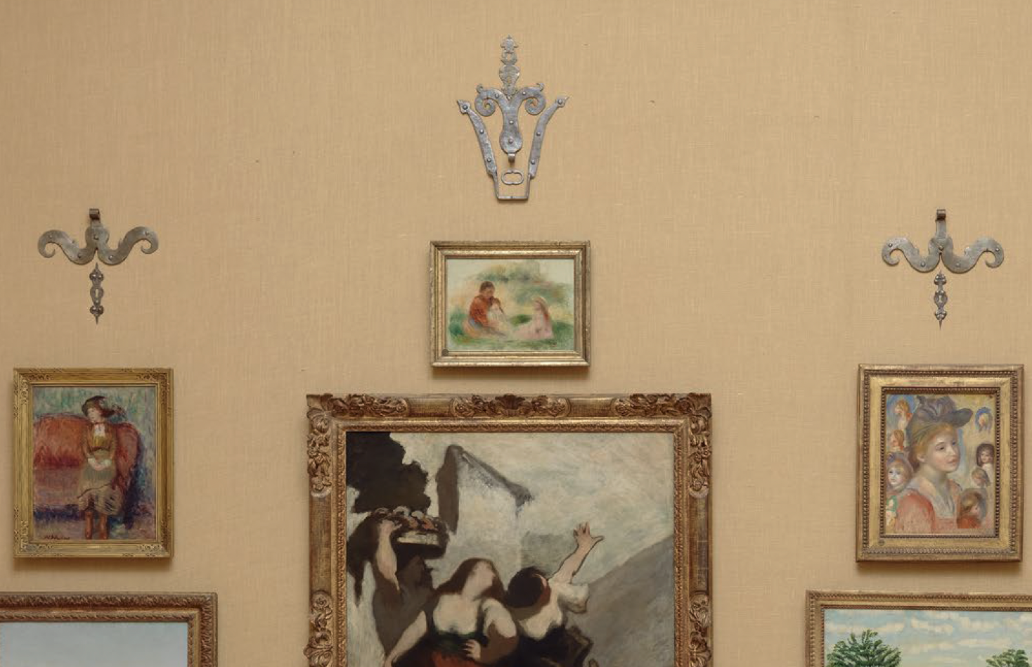 Barnes foundation, room 14 west wall detail