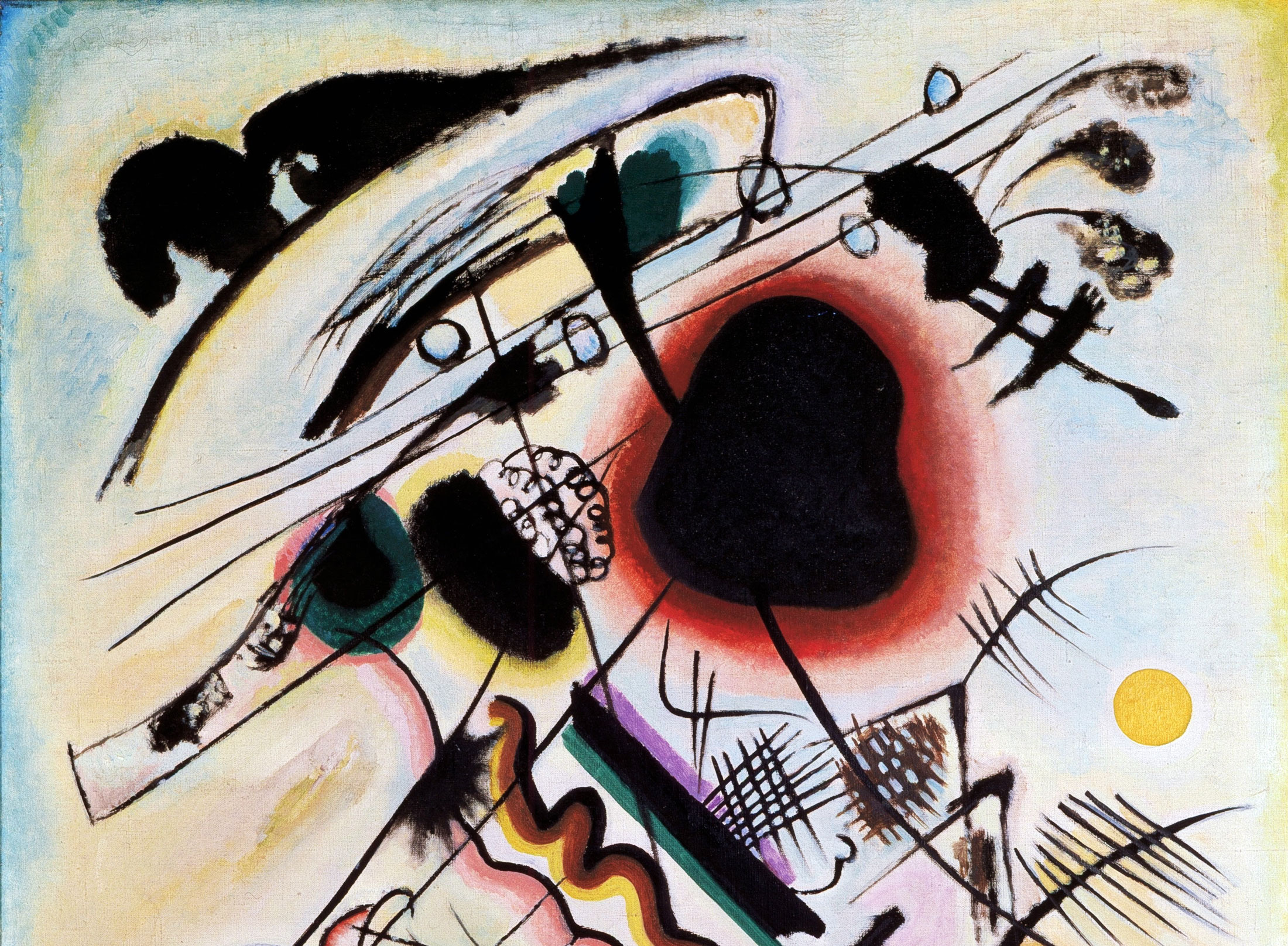 Wassily Kandinsky, Black Spot, 1921. Kunsthaus Zürich.