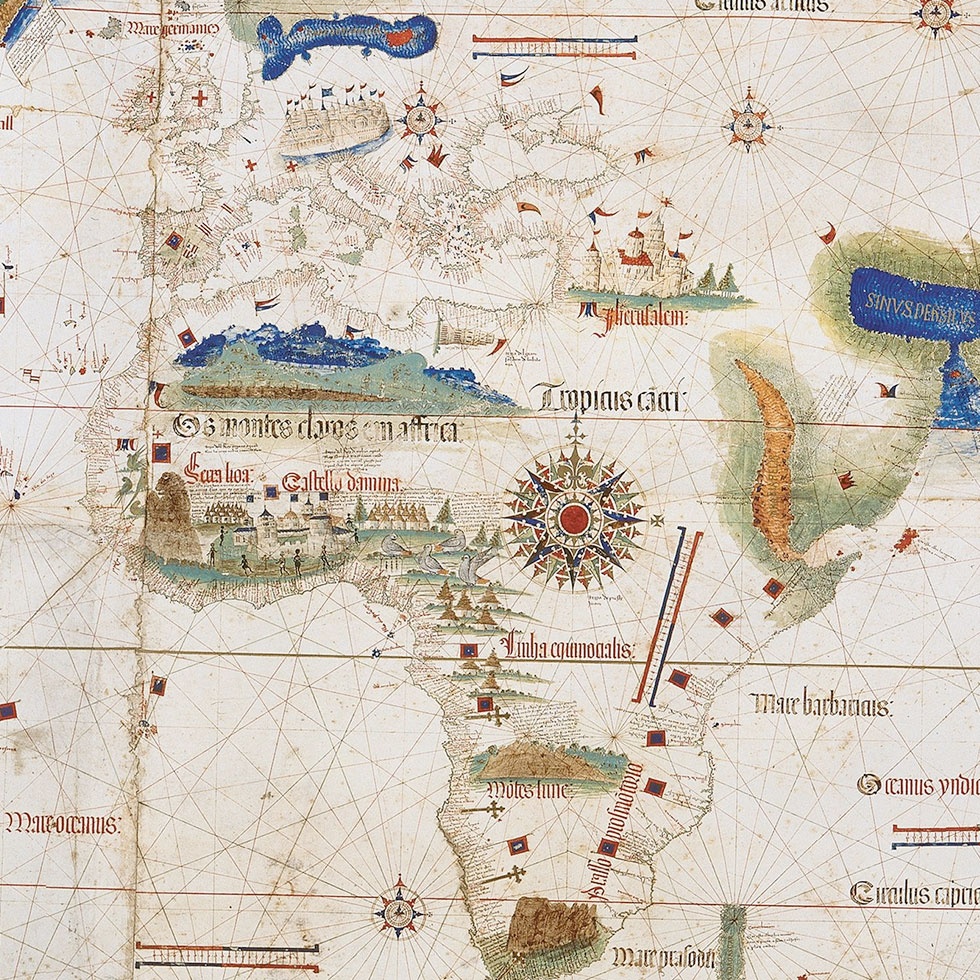 Cantino planisphere (detail)