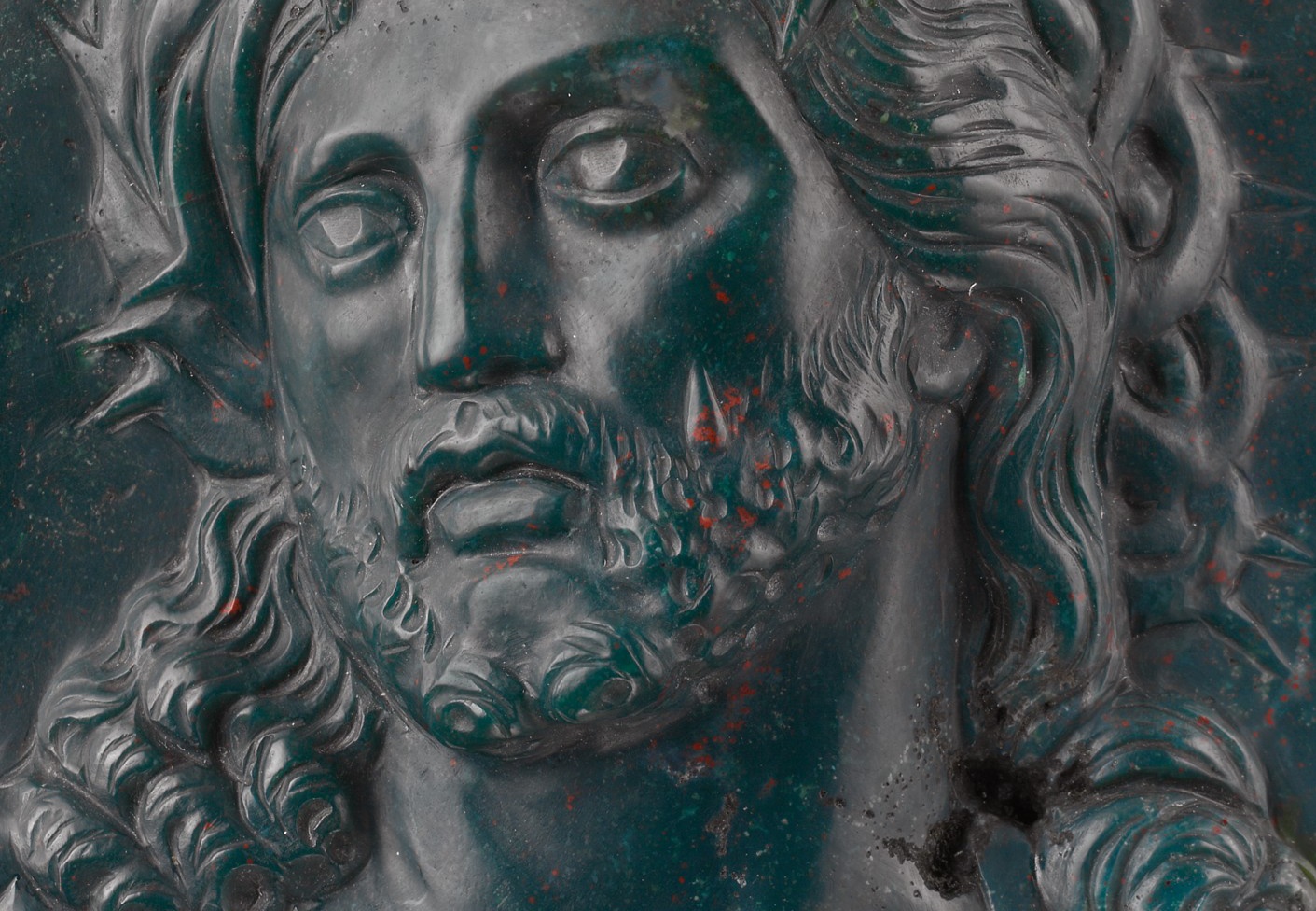 Bust of Christ crowned with thorns, mid-late 17th century