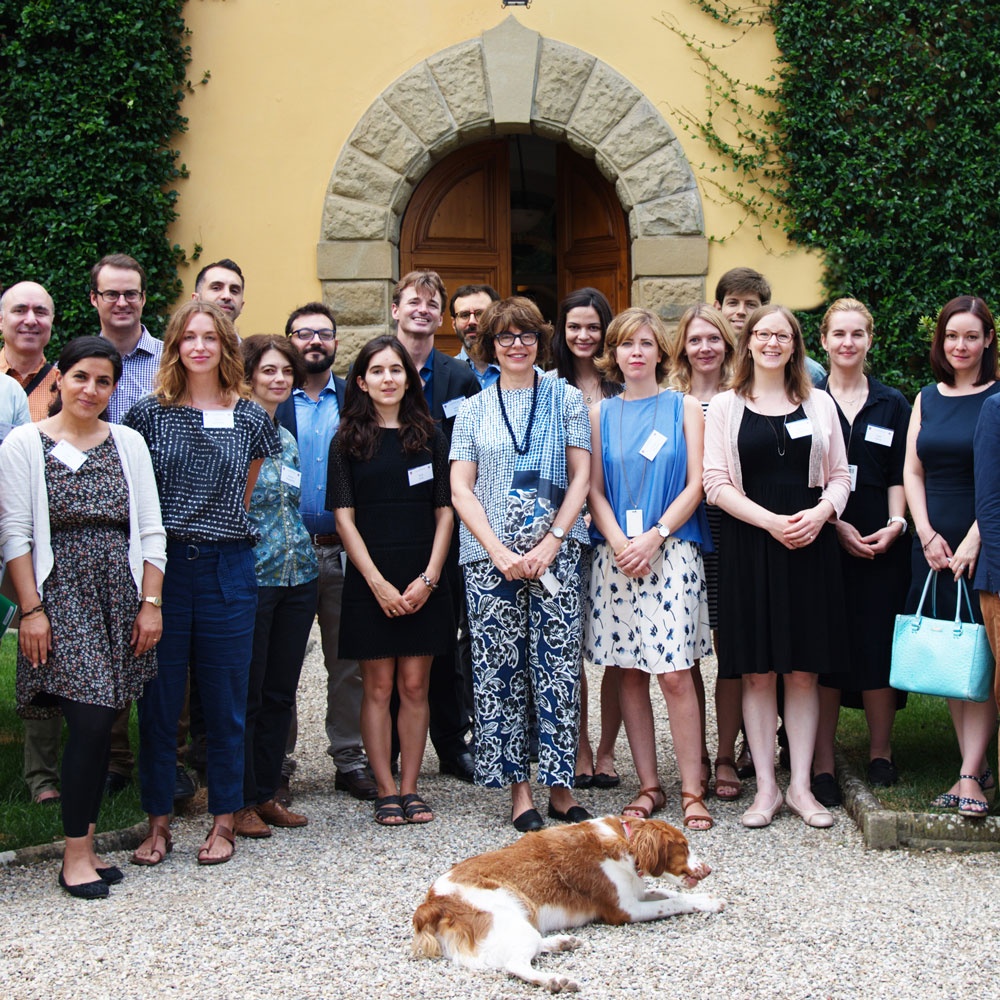 Group photo of 2016-2017 I Tatti's Fellows