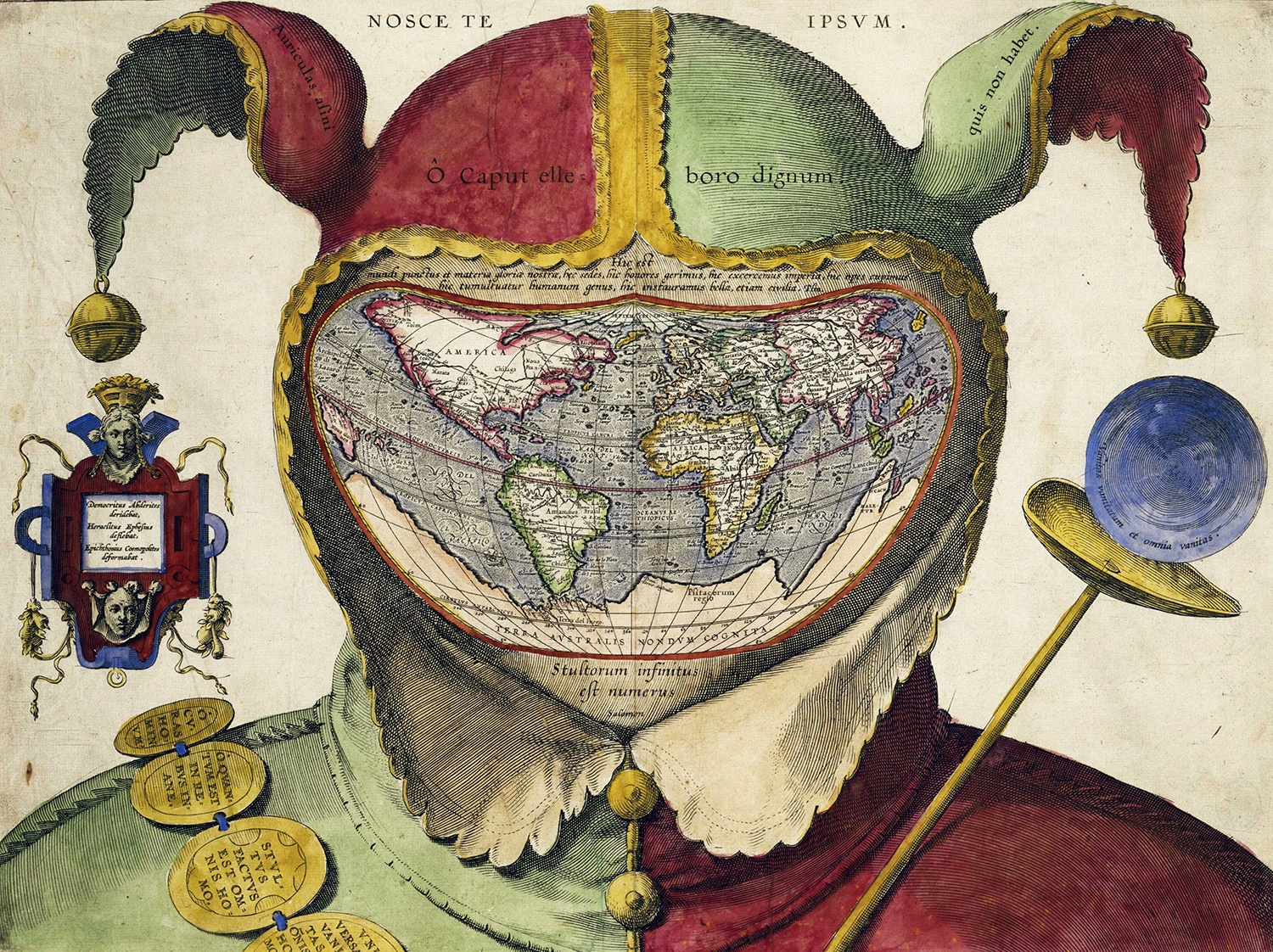 Fool’s Cap Map of the World,” c. 1580. Royal Museums Greenwich