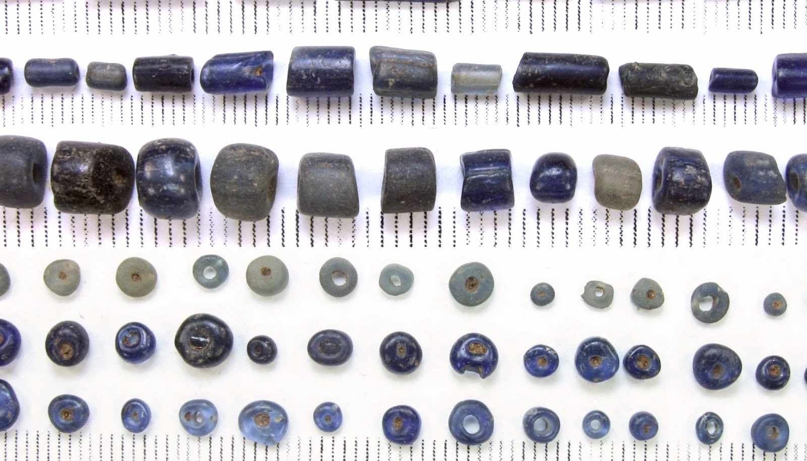 Glass beads of different colors and shapes from Ile-Ife, Nigeria. Photo credit Foreman Bandama and Abidemi Babatunde Babalola.