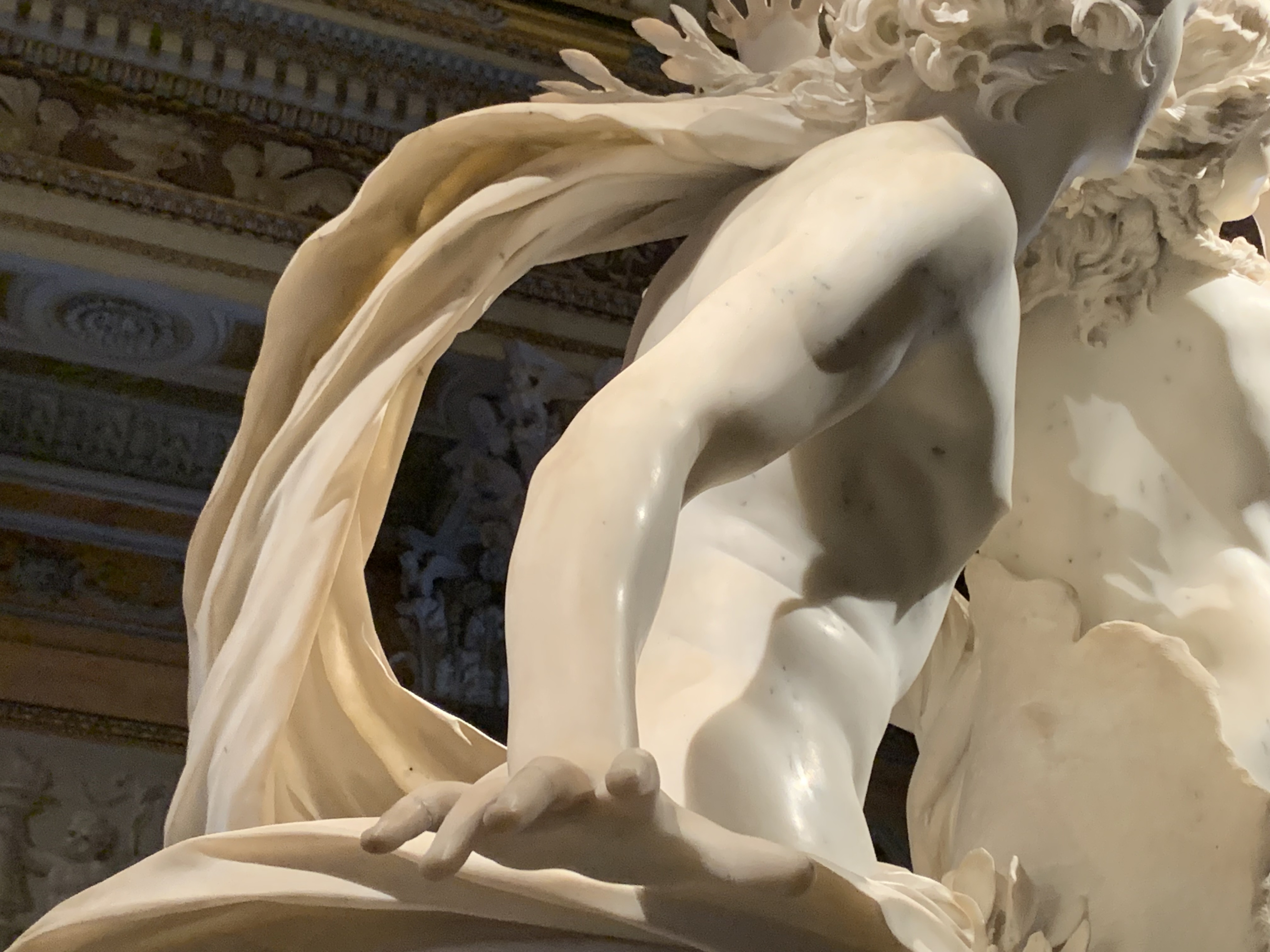 Detail of Bernini sculpture