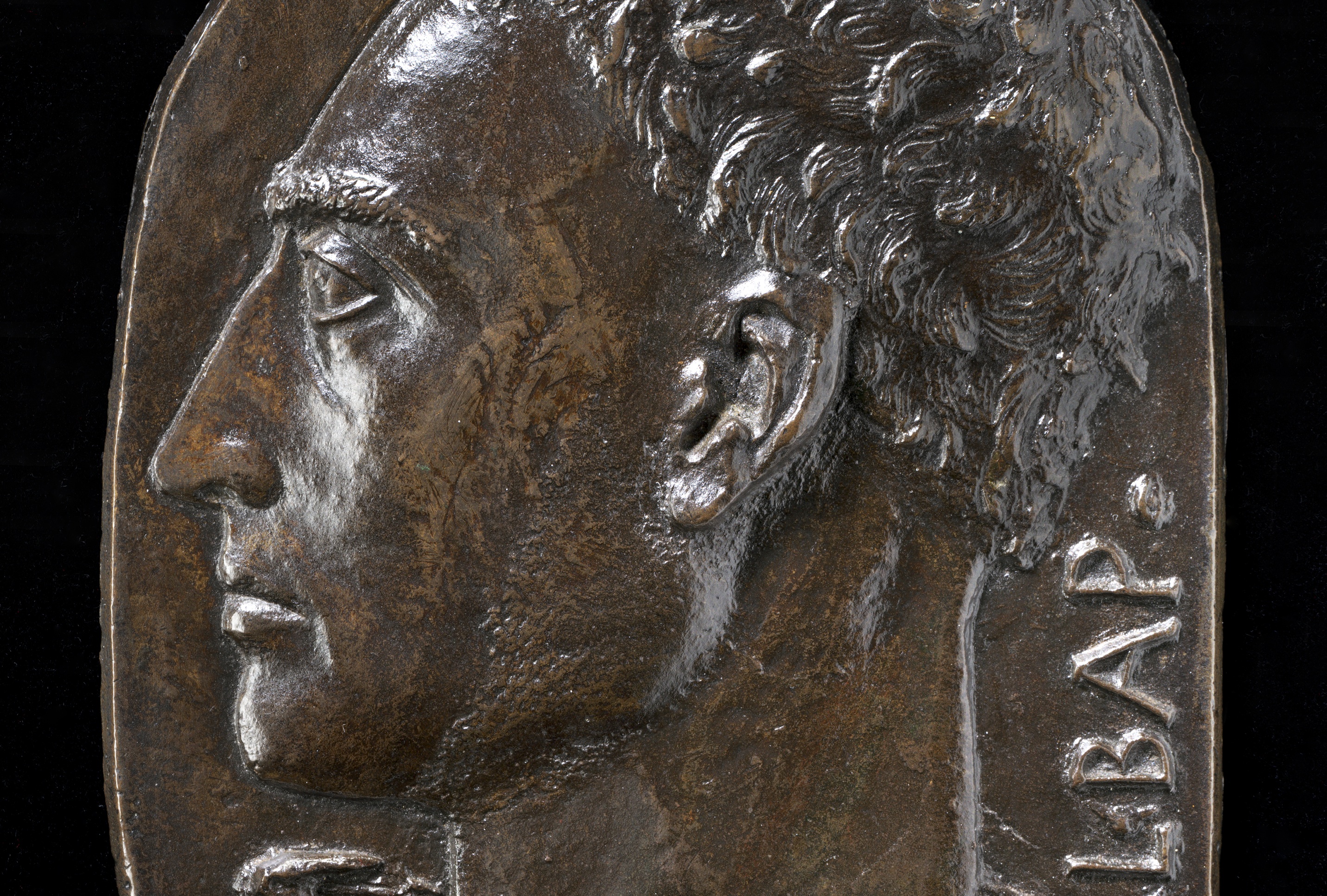 Leon Battista Alberti, Self-Portrait c. 1435. National Gallery of Art, Samuel H. Kress Collection