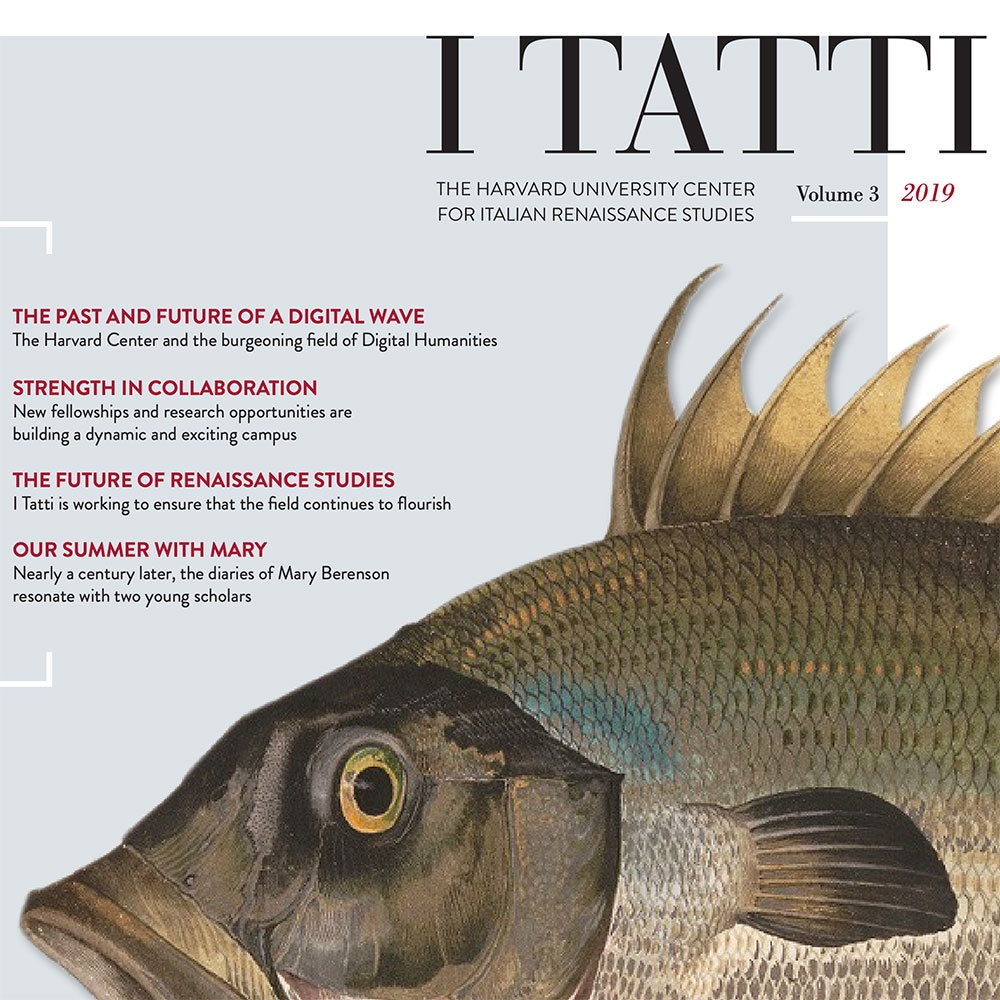 Cover the 2019 I Tatti Newsletter