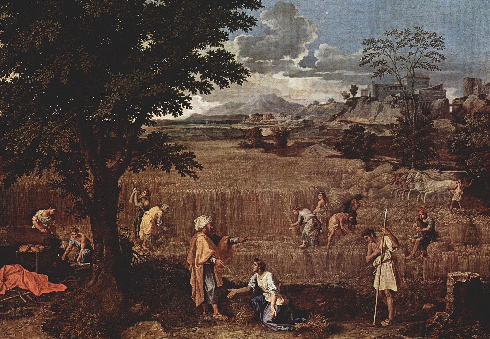 (L’Été ou Ruth et Booz), ca. 1660, oil on canvas, Musée du Louvre, Paris.