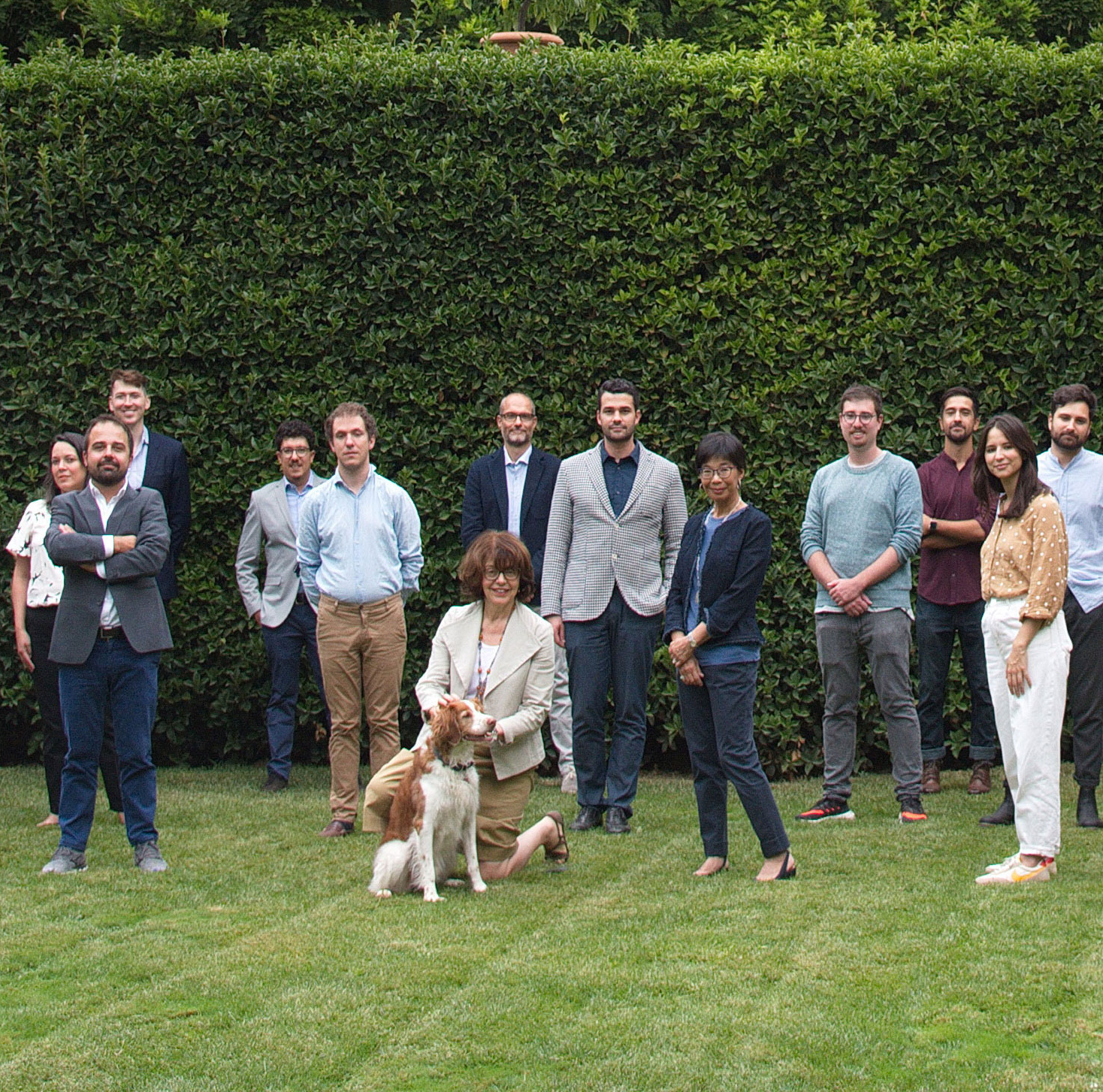 Group photo of 2021-2022 I Tatti fellows