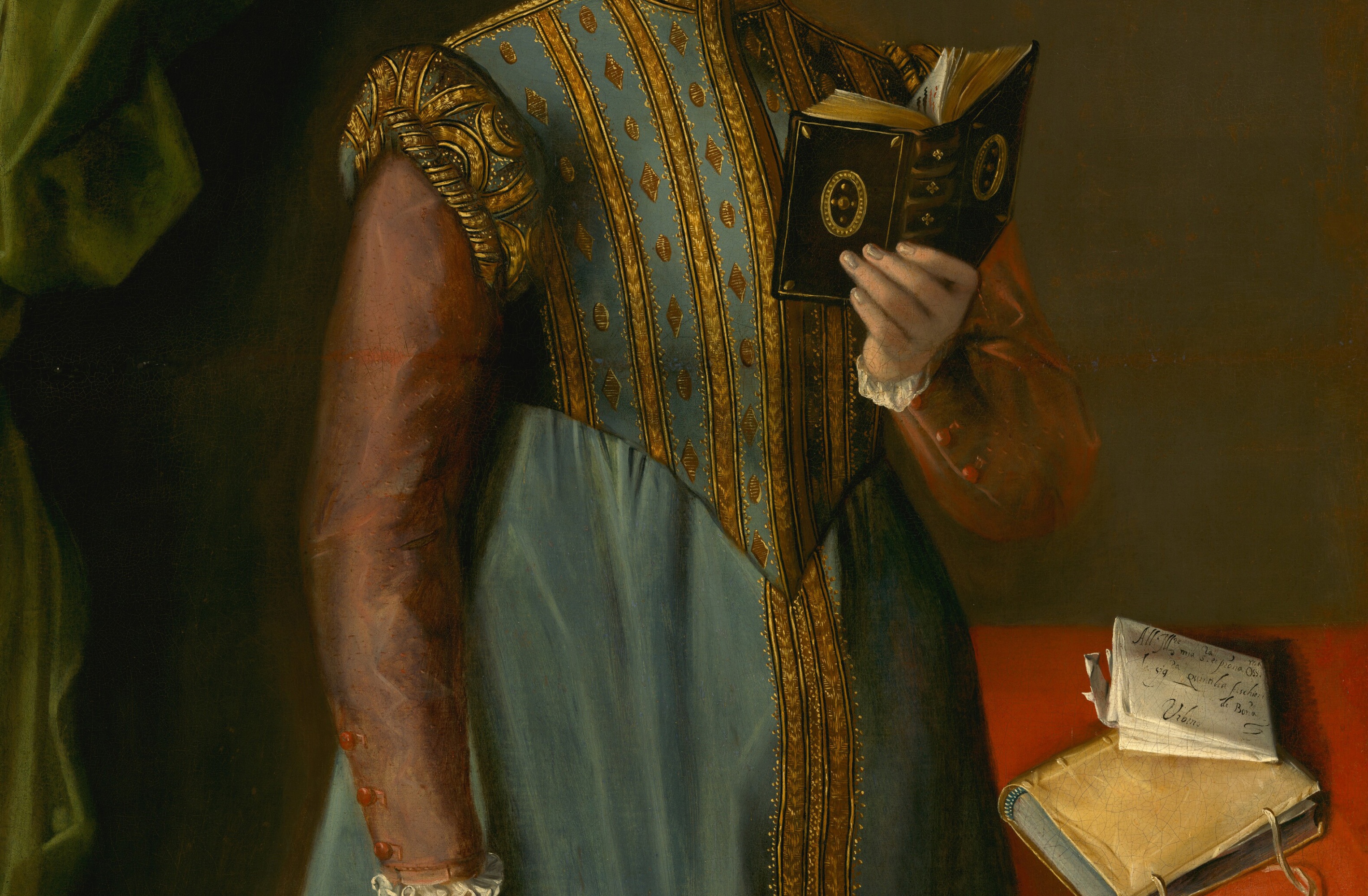 Federico Barocci, Quintilia Fischieri (detail), c.1600. National Gallery of Art, Washington. Samuel H. Kress Collection