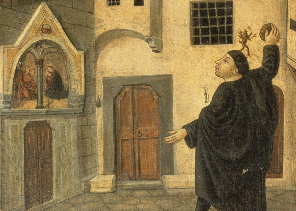 Scenes from the Life of Antonio di Giuseppe Rinaldeschi (detail), 1501, Florentine School, Museo Stibbert, Firenze.