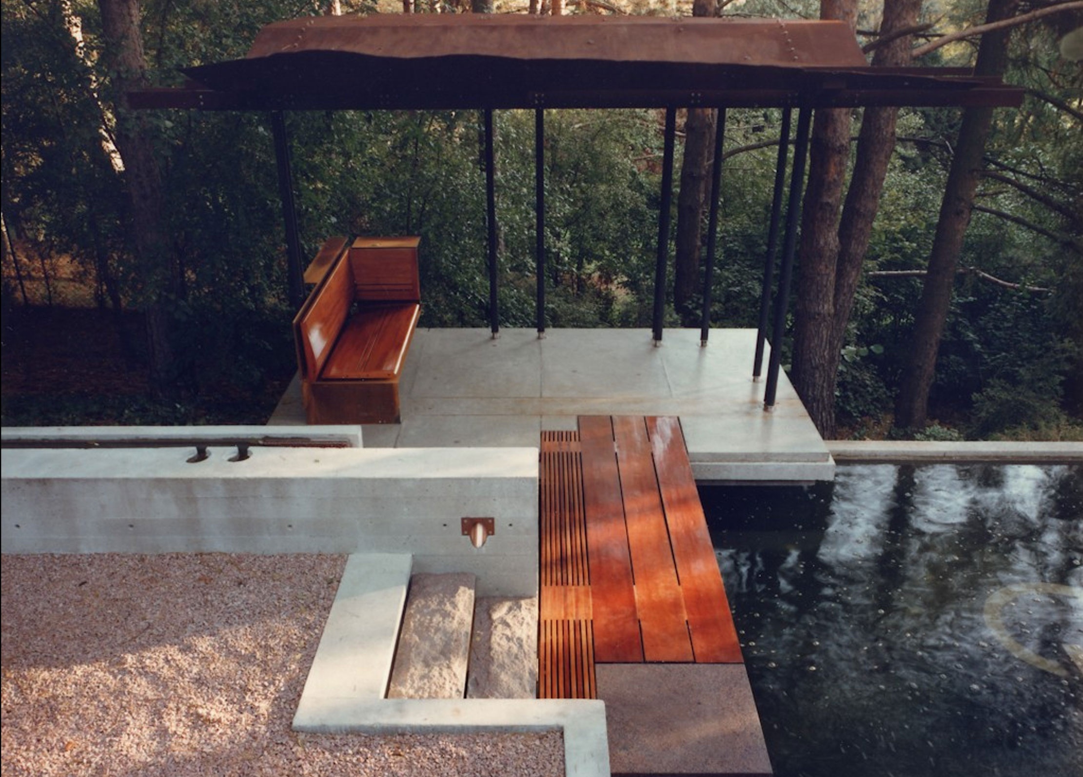 Garden Pavilion and Reflecting Pool, Toronto, Canada, Shim-Sutcliffe Architects