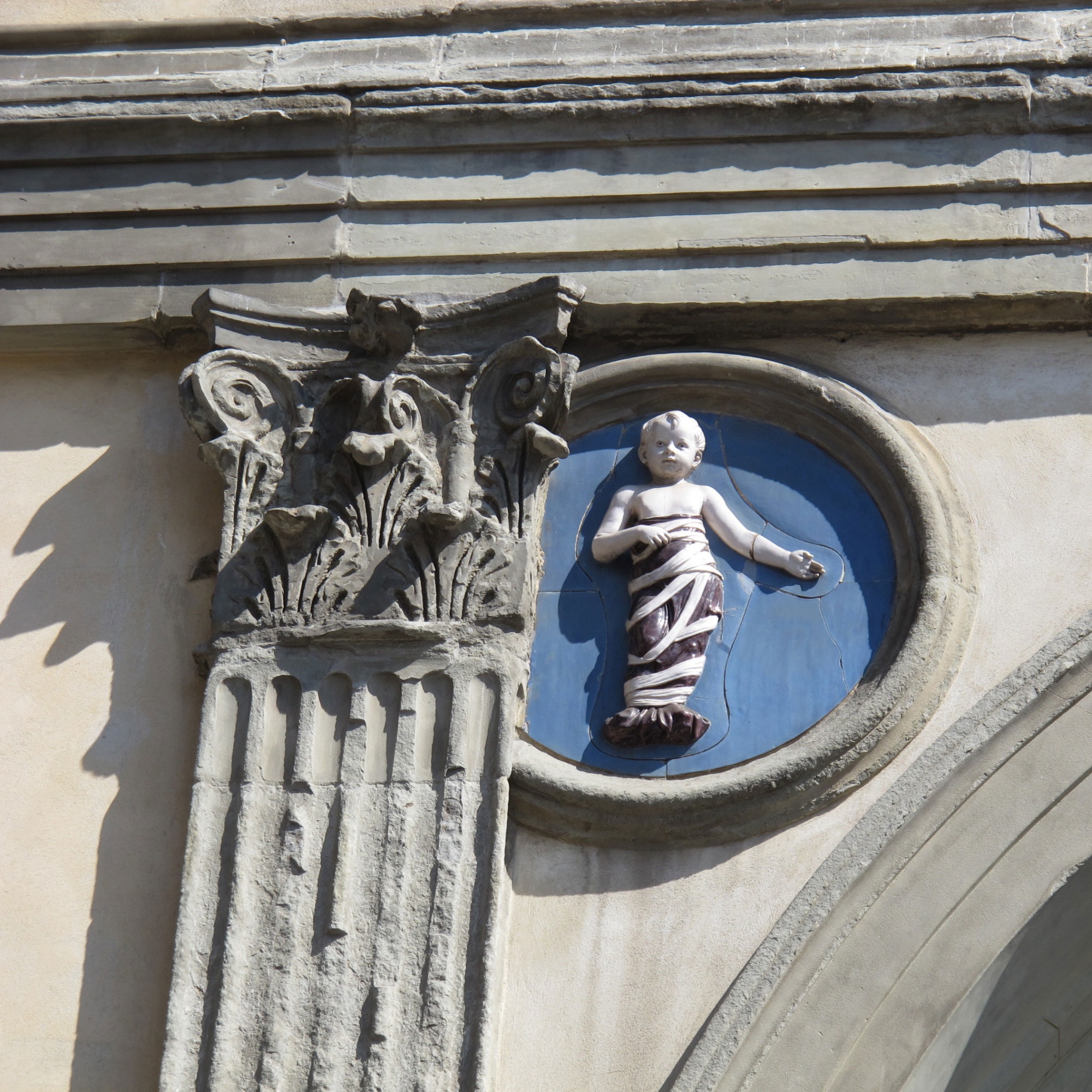 Ospedale degli Innocenti in Florence (detail)