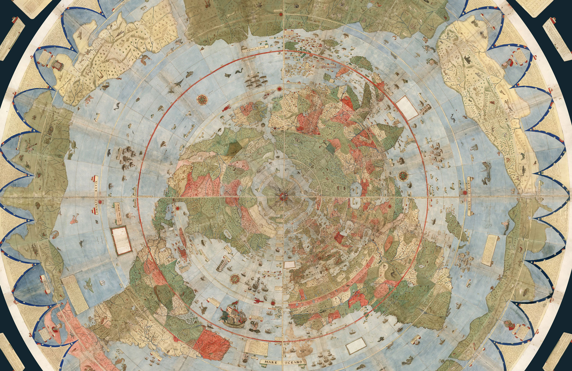 Urbano Monti, Map of the World, 1587. David Rumsey Map Collection.