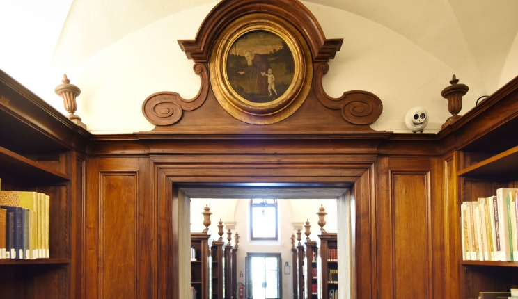 inside the Smyth wind of the Biblioteca Berenson at I Tatti