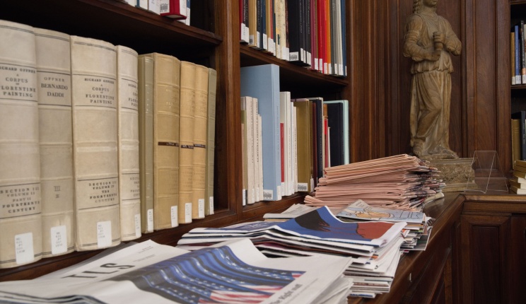 Detail inside the Walter Kaiser Reading Room