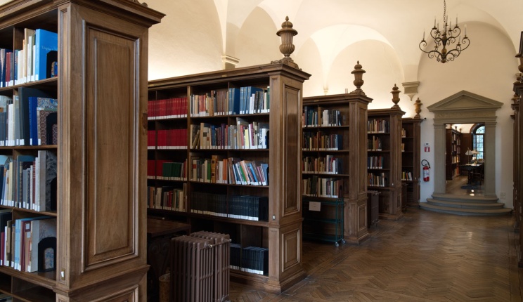 Detail inside the Berenson library at Villa I Tatti