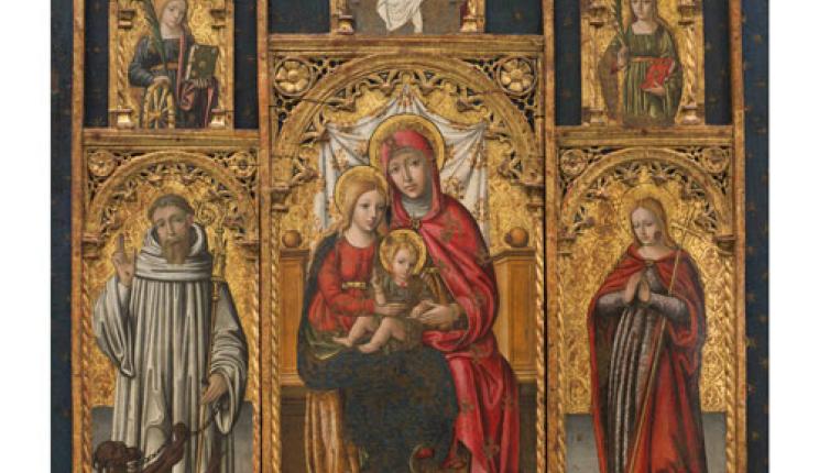 Renaissance paintings in the Pinacoteca Civica at Savona
