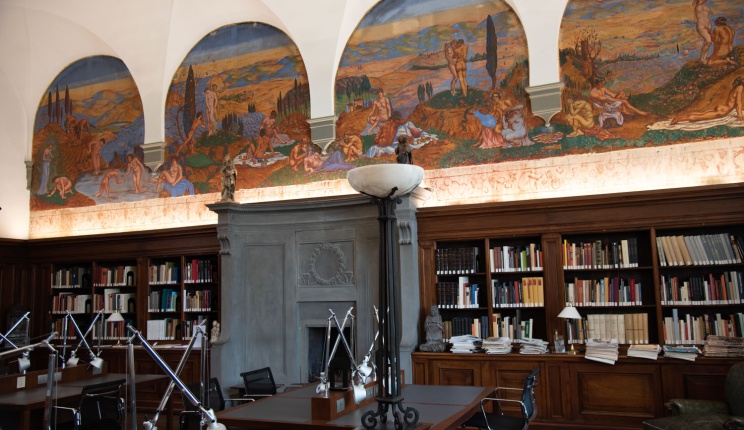 Library acquisitions, October 2025 Details of the Walter Kaiser Reading Room at I Tatti