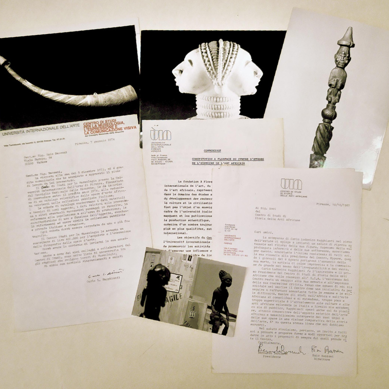 image of items from Enzo Bassani's archive