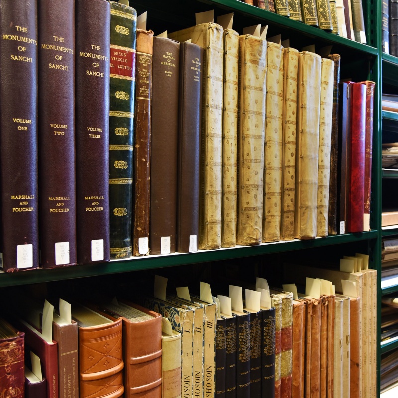 books in the library