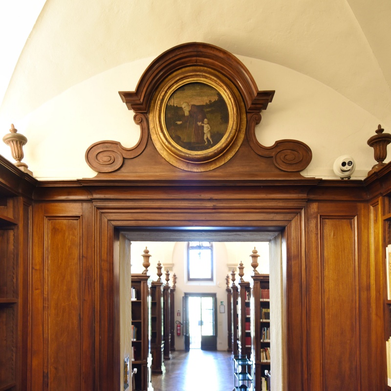 inside the Smyth wind of the Biblioteca Berenson at I Tatti