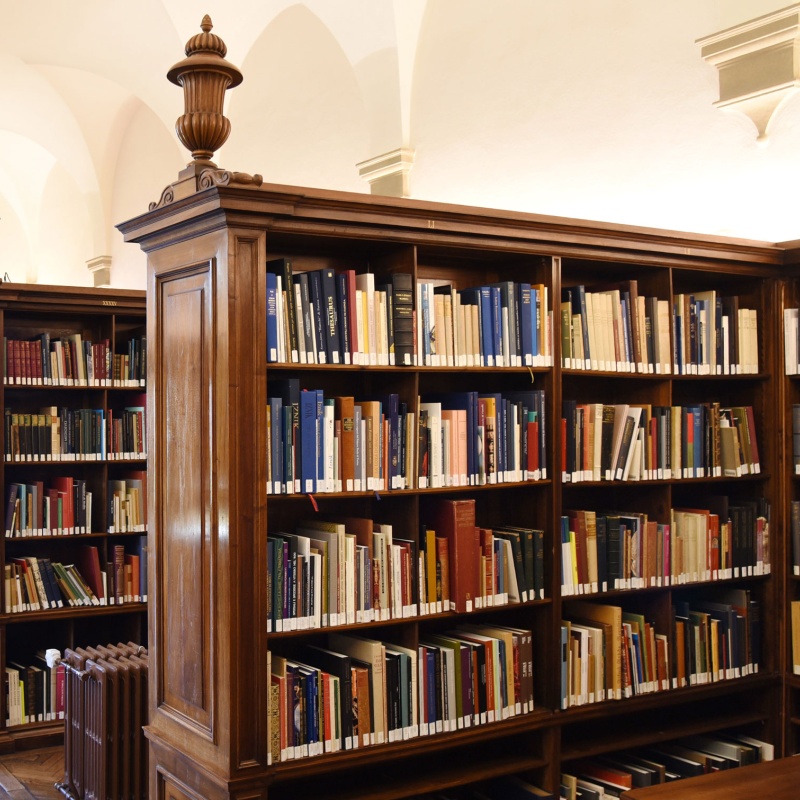 Detail inside the Berenson library