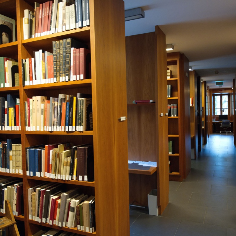 Detail inside the Berenson library