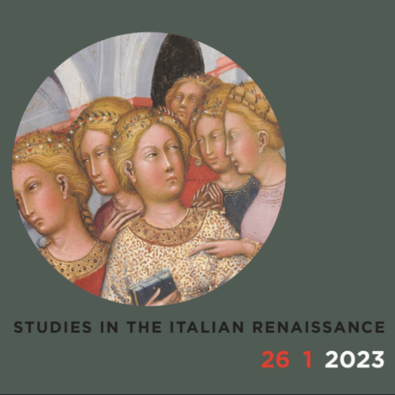 Cover of I Tatti Studies 26.1