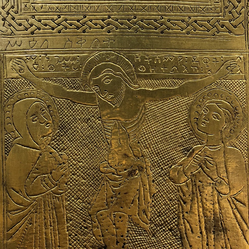 detail of ethipian cross, museo del bargello
