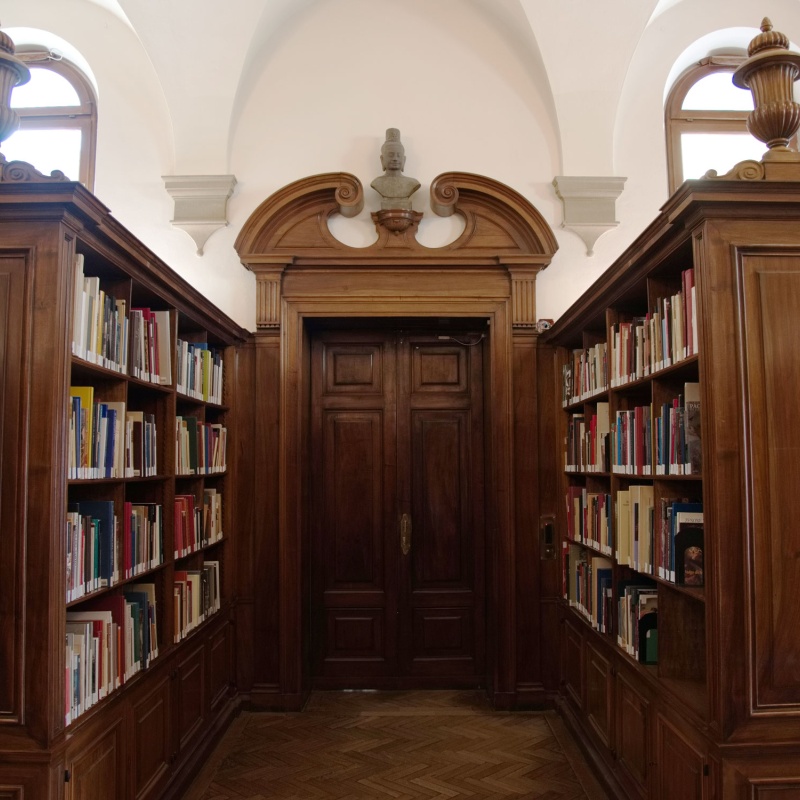 Detail inside the Biblioteca Berenson